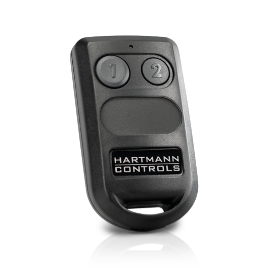 Hartmann WRT-2 two-button remote transmitter for gate and door control